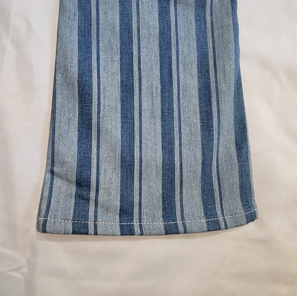 Shyanne Jeans Womens 31 x 34L Denim Striped Flare Country Western Boho Cowgirl - Picture 9 of 10